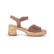 Lichtgewicht hoge hak sandalen Gabor , Brown , Dames