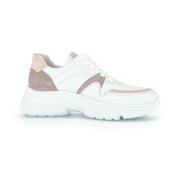 Dames Sneaker met Extra Comfort Gabor , White , Dames