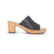 Comfortabele hoge hak sandalen Gabor , Black , Dames