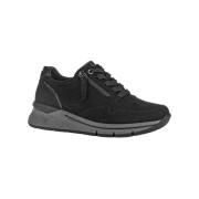 Sneakers in Samtchevreau/Lack Gabor , Black , Dames