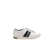 Sneakers met ronde neus en veters Geox , White , Dames