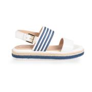 Flat Sandals Geox , White , Dames