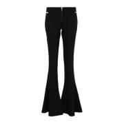 Zwarte broek met geborduurd detail Jean Paul Gaultier , Black , Dames