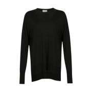 Ridlay V-Hals Trui John Smedley , Black , Dames