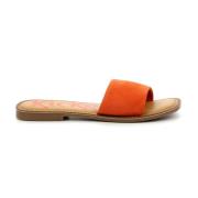 Mules Kickers , Orange , Dames