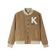 Teddy Veste Bomberjack Kickers , Beige , Unisex