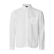 Normaal Overhemd Lexington , White , Heren