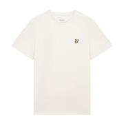 T-shirt- l s gewoon s/s tee Lyle & Scott , White , Heren