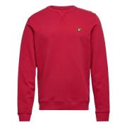 Tijdloze Klassieke Heren Crew Neck Sweatshirt Lyle & Scott , Red , Her...