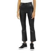 Straight Trousers Paige , Black , Dames