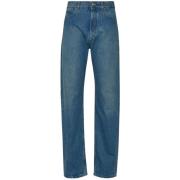 Blauwe Jeans Salvatore Ferragamo , Blue , Heren