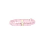 Woven bracelet with bow Salvatore Ferragamo , Pink , Dames