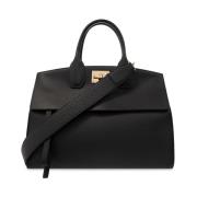 Studio` Schoudertas Salvatore Ferragamo , Black , Dames