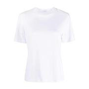 Witte Katoenen T-shirt - Klassieke Stijl Salvatore Ferragamo , White ,...