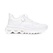 Witte Sneakers van Kalfsleer Salvatore Ferragamo , White , Heren