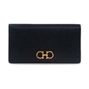 Opvouwbare portemonnee Salvatore Ferragamo , Black , Heren