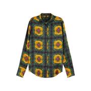 Zijden overhemd met print en lange mouwen Scotch & Soda , Green , Dame...