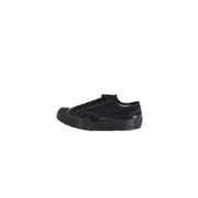 Canvas sneakers met gewaxte katoenen veters Superga , Black , Dames