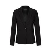 Veelzijdige Zwarte Blazer voor Werk en Vrije tijd Drykorn , Black , Da...