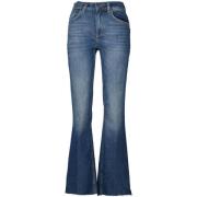 Retro Flared Jeans Drykorn , Blue , Dames