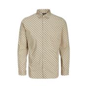 Stijlvol Overhemd Jack & Jones , Beige , Heren