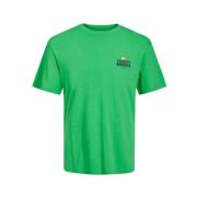 Klassiek T-Shirt Jack & Jones , Green , Heren