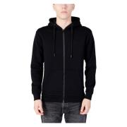 Heren Zip Hoodie Jack & Jones , Black , Heren