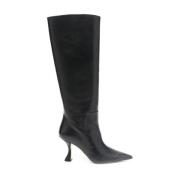 Laarzen met hak in zwart en grijs Stuart Weitzman , Black , Dames