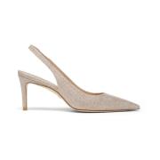 75mm Slingback Pump Stuart Weitzman , Beige , Dames