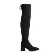 Flareland Stretch Over-the-Knee Boot Stuart Weitzman , Black , Dames