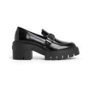 Metalen Gesp Maverick Loafer Stuart Weitzman , Black , Dames