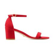 Nudist Collectie Sandalen Stuart Weitzman , Red , Dames