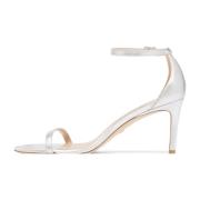 Hoogglanzende sandalen met kristallen versiering Stuart Weitzman , Gra...