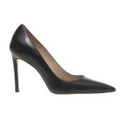 Zwarte Geborstelde Pump met 100mm Hak Stuart Weitzman , Black , Dames