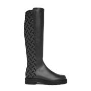 Wicka Lift Leren Enkellaarzen Stuart Weitzman , Black , Dames