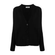 Elegante Cardigan voor Dames Jil Sander , Black , Dames