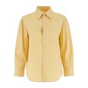 Verhoog je stijl met oversized poplin overhemd Jil Sander , Yellow , D...