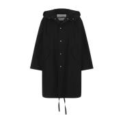 Oversized Zwart Waterdicht Regenjas Jil Sander , Black , Dames