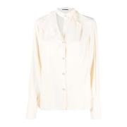 Ivoor Button Shirt Jil Sander , White , Dames