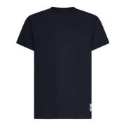 Blauwe Biologisch Katoenen T-Shirt Set Jil Sander , Blue , Heren