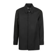 Zwarte Blouson Shirts Jil Sander , Black , Heren