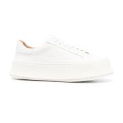 Natuurlijke Agnellato Sneakers - Verhoog je stijl Jil Sander , White ,...