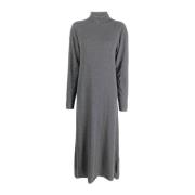 Donkergrijze Kasjmier Jurk Jil Sander , Gray , Dames