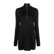 Zwart Langsleeve Top met Ritsen Jil Sander , Black , Dames