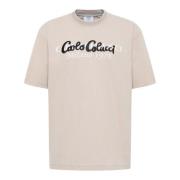 Veelzijdig Oversize T-Shirt Carlo Colucci , Beige , Heren