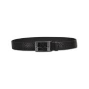 Echtleren Riem met reptielenprint Celi Carlo Colucci , Black , Heren