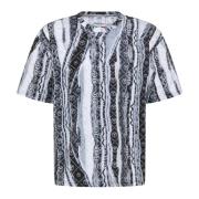Michel Oversize T-Shirt Carlo Colucci , Gray , Heren