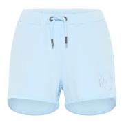 De Amicis Geborduurde Sweatshorts Carlo Colucci , Blue , Dames