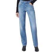 Stijlvolle Comfortabele Straight Jeans Closed , Blue , Dames