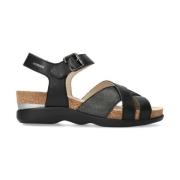 Elegante Sleehak Sandaal Mephisto , Black , Dames